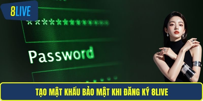 Tạo mật khẩu bảo mật khi đăng ký 8LIVE